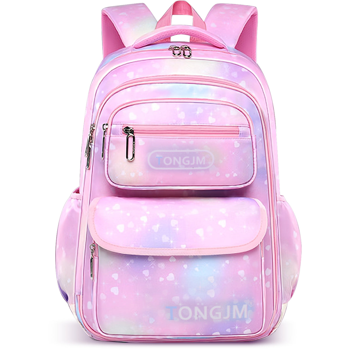 TONGJM School Backpack for Teens Grils, Cute Lightweigt Students Bookbag for Elementary Primary Middle School