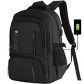 TONGJM Business Laptop Backpack for Men,15.6inch Water Resistiant Travel Backpack with Usb Charging Port,Casual Daypack for Work/College